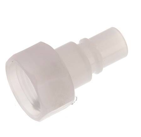 PVDF DN 7.2 Kupplungsstecker G 3/8 Zoll Innengewinde
