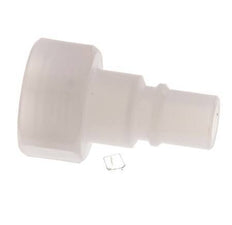 PVDF DN 7.2 Kupplungsstecker G 3/8 Zoll Innengewinde