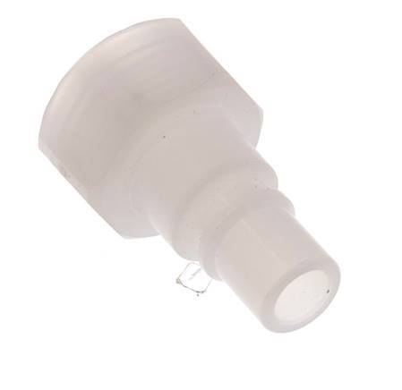 PVDF DN 7.2 Coupling Plug G 3/8 inch Female Threads
