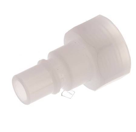 PVDF DN 7.2 Kupplungsstecker G 3/8 Zoll Innengewinde