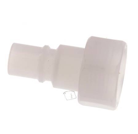 PVDF DN 7.2 Kupplungsstecker G 3/8 Zoll Innengewinde