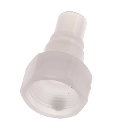 PVDF DN 7.2 Kupplungsstecker G 3/8 Zoll Innengewinde