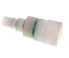 PVDF DN 7.2 Kupplungsstecker G 1/2 Zoll Innengewinde Doppelte Absperrung