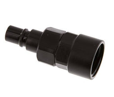 POM DN 7.2 Kupplungsstecker G 1/2 Zoll Innengewinde Doppelte Absperrung