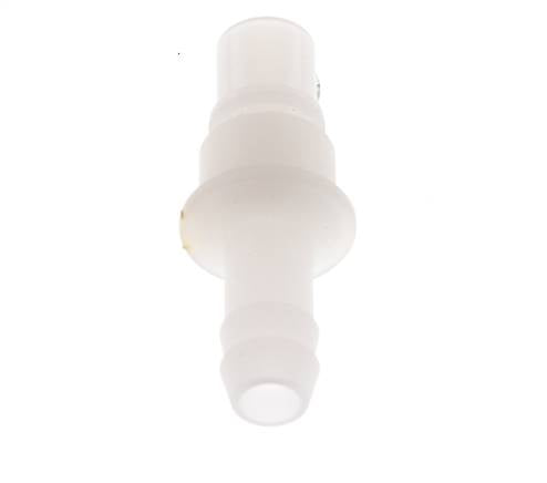 PVDF DN 7.2 Kupplungsstecker 9 mm Schlauchpfeiler