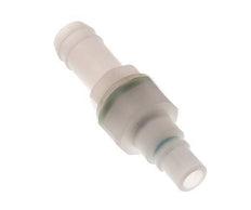 PVDF DN 7.2 Kupplungsstecker 13 mm Schlauchtülle