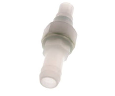 PVDF DN 7.2 Kupplungsstecker 13 mm Schlauchtülle