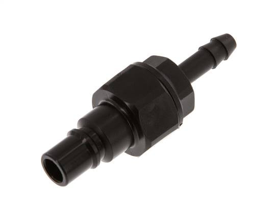 POM DN 7.2 Kupplungsstecker 6 mm Schlauchsäule Doppelabsperrung