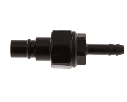 POM DN 7.2 Kupplungsstecker 6 mm Schlauchsäule Doppelabsperrung
