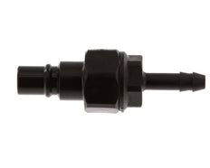 POM DN 7.2 Kupplungsstecker 6 mm Schlauchsäule Doppelabsperrung
