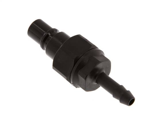 POM DN 7.2 Kupplungsstecker 6 mm Schlauchsäule Doppelabsperrung