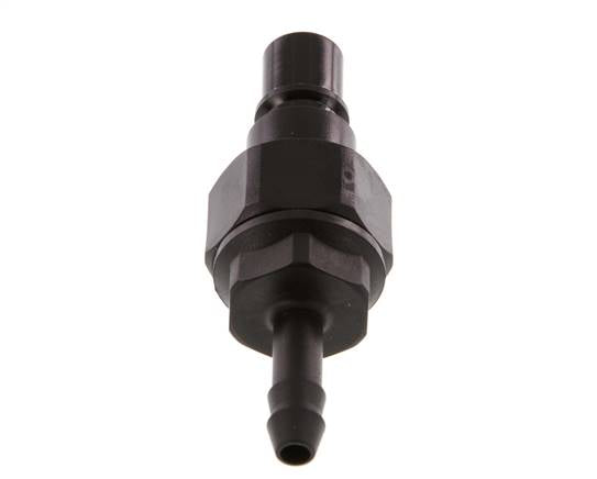 POM DN 7.2 Kupplungsstecker 6 mm Schlauchsäule Doppelabsperrung