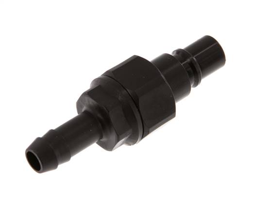 POM DN 7.2 Kupplungsstecker 9 mm Schlauchsäule Doppelabsperrung