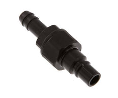 POM DN 7.2 Kupplungsstecker 9 mm Schlauchsäule Doppelabsperrung