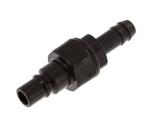 POM DN 7.2 Kupplungsstecker 9 mm Schlauchsäule Doppelabsperrung