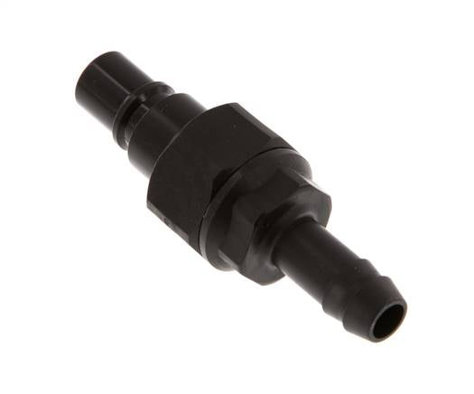 POM DN 7.2 Kupplungsstecker 9 mm Schlauchsäule Doppelabsperrung