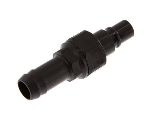 POM DN 7.2 Kupplungsstecker 13 mm Schlauchsäule Doppelabsperrung