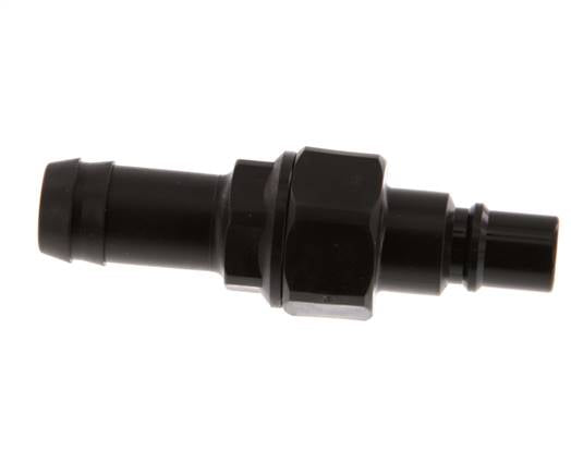 POM DN 7.2 Kupplungsstecker 13 mm Schlauchsäule Doppelabsperrung