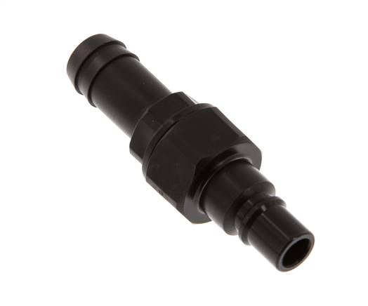 POM DN 7.2 Kupplungsstecker 13 mm Schlauchsäule Doppelabsperrung