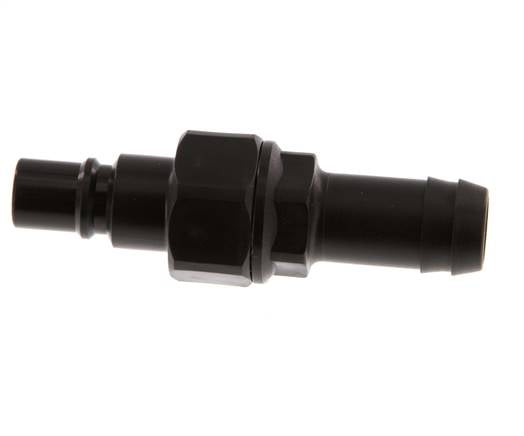 POM DN 7.2 Kupplungsstecker 13 mm Schlauchsäule Doppelabsperrung