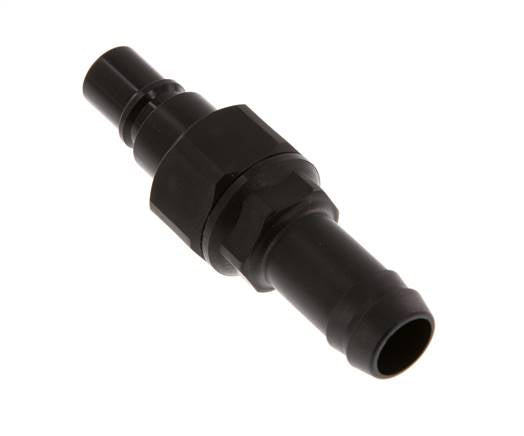 POM DN 7.2 Kupplungsstecker 13 mm Schlauchsäule Doppelabsperrung