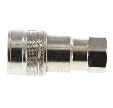 Stahl DN 5 Hydraulikkupplung Muffe G 1/8 Zoll Innengewinde ISO 7241-1 B D 10,9mm