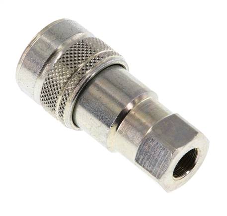 Stahl DN 5 Hydraulikkupplung Muffe G 1/8 Zoll Innengewinde ISO 7241-1 B D 10,9mm
