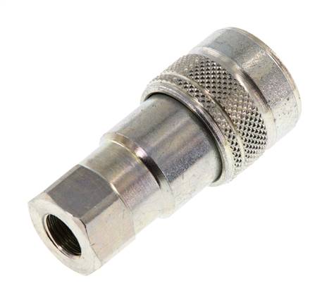 Stahl DN 5 Hydraulikkupplung Muffe G 1/8 Zoll Innengewinde ISO 7241-1 B D 10,9mm
