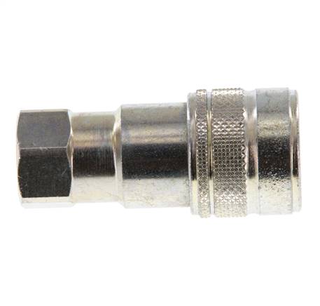 Stahl DN 5 Hydraulikkupplung Muffe G 1/8 Zoll Innengewinde ISO 7241-1 B D 10,9mm