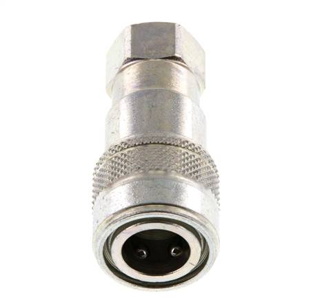 Stahl DN 5 Hydraulikkupplung Muffe G 1/8 Zoll Innengewinde ISO 7241-1 B D 10,9mm