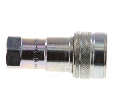 Stahl DN 6,3 Hydraulikkupplung Muffe G 1/4 Zoll Innengewinde ISO 7241-1 B D 14,2mm