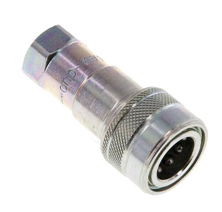 Stahl DN 6,3 Hydraulikkupplung Muffe G 1/4 Zoll Innengewinde ISO 7241-1 B D 14,2mm