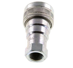 Stahl DN 10 Hydraulikkupplung Muffe G 3/8 Zoll Innengewinde ISO 7241-1 B D 19,1mm