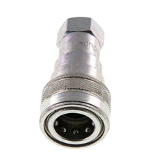 Stahl DN 10 Hydraulikkupplung Muffe G 3/8 Zoll Innengewinde ISO 7241-1 B D 19,1mm