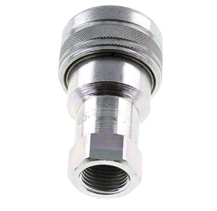 Stahl DN 12,5 Hydraulikkupplung Muffe G 1/2 Zoll Innengewinde ISO 7241-1 B D 23,5mm