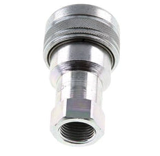 Stahl DN 12,5 Hydraulikkupplung Muffe G 1/2 Zoll Innengewinde ISO 7241-1 B D 23,5mm