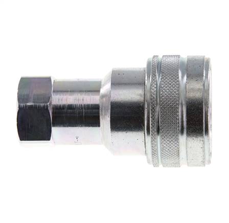 Stahl DN 12,5 Hydraulikkupplung Muffe G 1/2 Zoll Innengewinde ISO 7241-1 B D 23,5mm