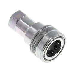 Stahl DN 12,5 Hydraulikkupplung Muffe G 1/2 Zoll Innengewinde ISO 7241-1 B D 23,5mm