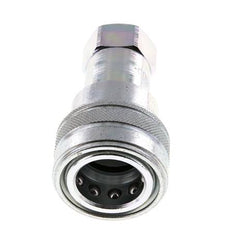 Stahl DN 12,5 Hydraulikkupplung Muffe G 1/2 Zoll Innengewinde ISO 7241-1 B D 23,5mm