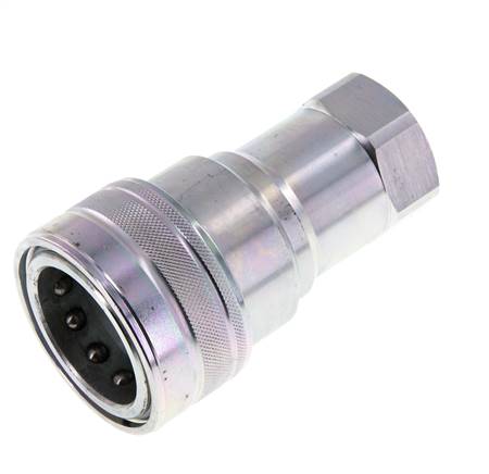 Stahl DN 50 Hydraulikkupplung Muffe G 2 Zoll Innengewinde ISO 7241-1 B D 63,2mm