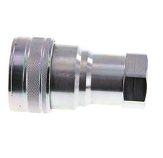 Stahl DN 25 Hydraulikkupplung Muffe G 1 Zoll Innengewinde ISO 7241-1 B D 37,8mm