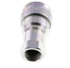 Stahl DN 25 Hydraulikkupplung Muffe G 1 Zoll Innengewinde ISO 7241-1 B D 37,8mm
