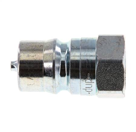 Stahl DN 12,5 Hydraulikkupplung Stecker G 1/2 Zoll Innengewinde ISO 7241-1 B D 23,5mm
