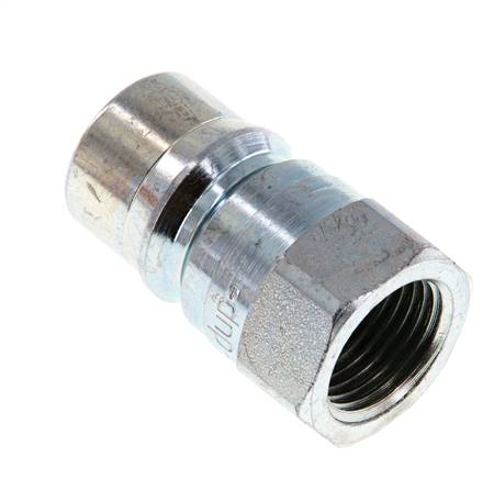 Stahl DN 12,5 Hydraulikkupplung Stecker G 1/2 Zoll Innengewinde ISO 7241-1 B D 23,5mm