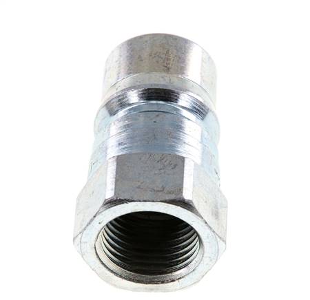 Stahl DN 12,5 Hydraulikkupplung Stecker G 1/2 Zoll Innengewinde ISO 7241-1 B D 23,5mm