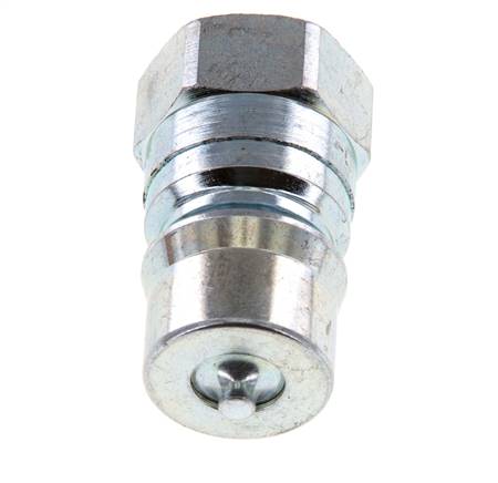 Stahl DN 12,5 Hydraulikkupplung Stecker G 1/2 Zoll Innengewinde ISO 7241-1 B D 23,5mm