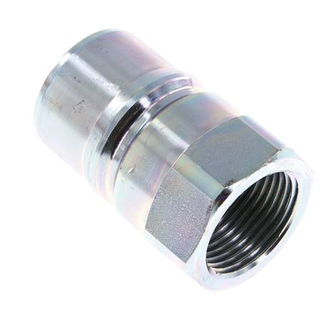 Stahl DN 25 Hydraulikkupplung Stecker G 1 Zoll Innengewinde ISO 7241-1 B D 37,8mm