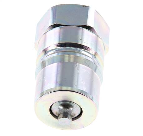 Stahl DN 25 Hydraulikkupplung Stecker G 1 Zoll Innengewinde ISO 7241-1 B D 37,8mm