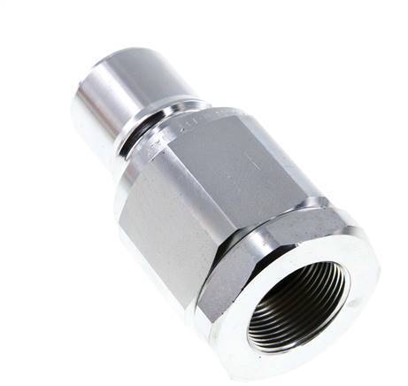 Stahl DN 40 Hydraulikkupplung Stecker G 1 1/4 Zoll Innengewinde ISO 7241-1 B D 44,5mm