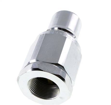 Stahl DN 40 Hydraulikkupplung Stecker G 1 1/4 Zoll Innengewinde ISO 7241-1 B D 44,5mm